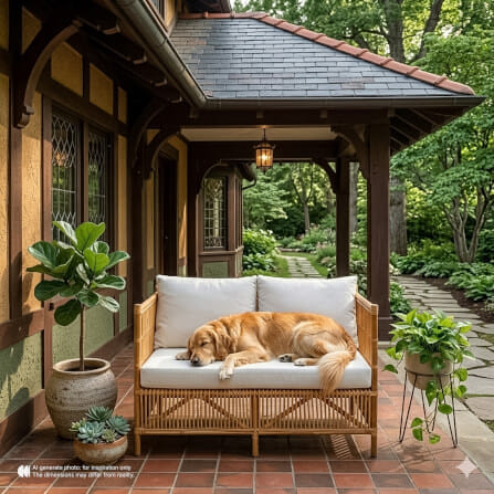 โซฟา 2 ที่นั่ง หวายแท้ PISAMAI รุ่น TARZAN SOFA แนว HOMIE COTTAGE โซฟานั่งเล่น ขนาด 126*76*90 CM สีธรรมชาติ_10